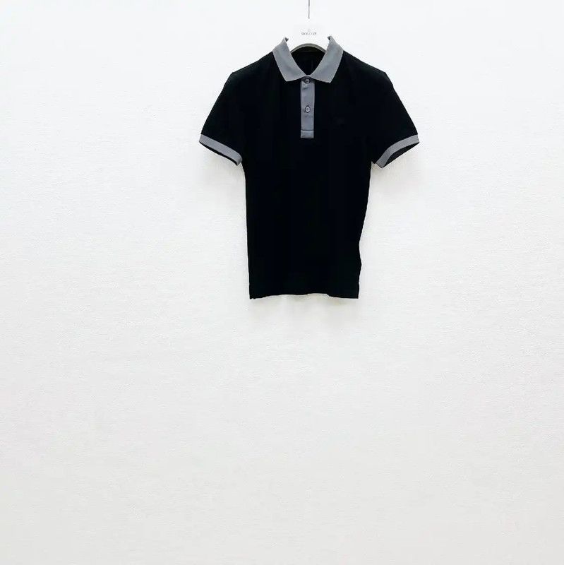 Prada Prada Black Cotton Men's Short Sleeve Polo Size US XS / EU 42 / 0 - 1 Preview