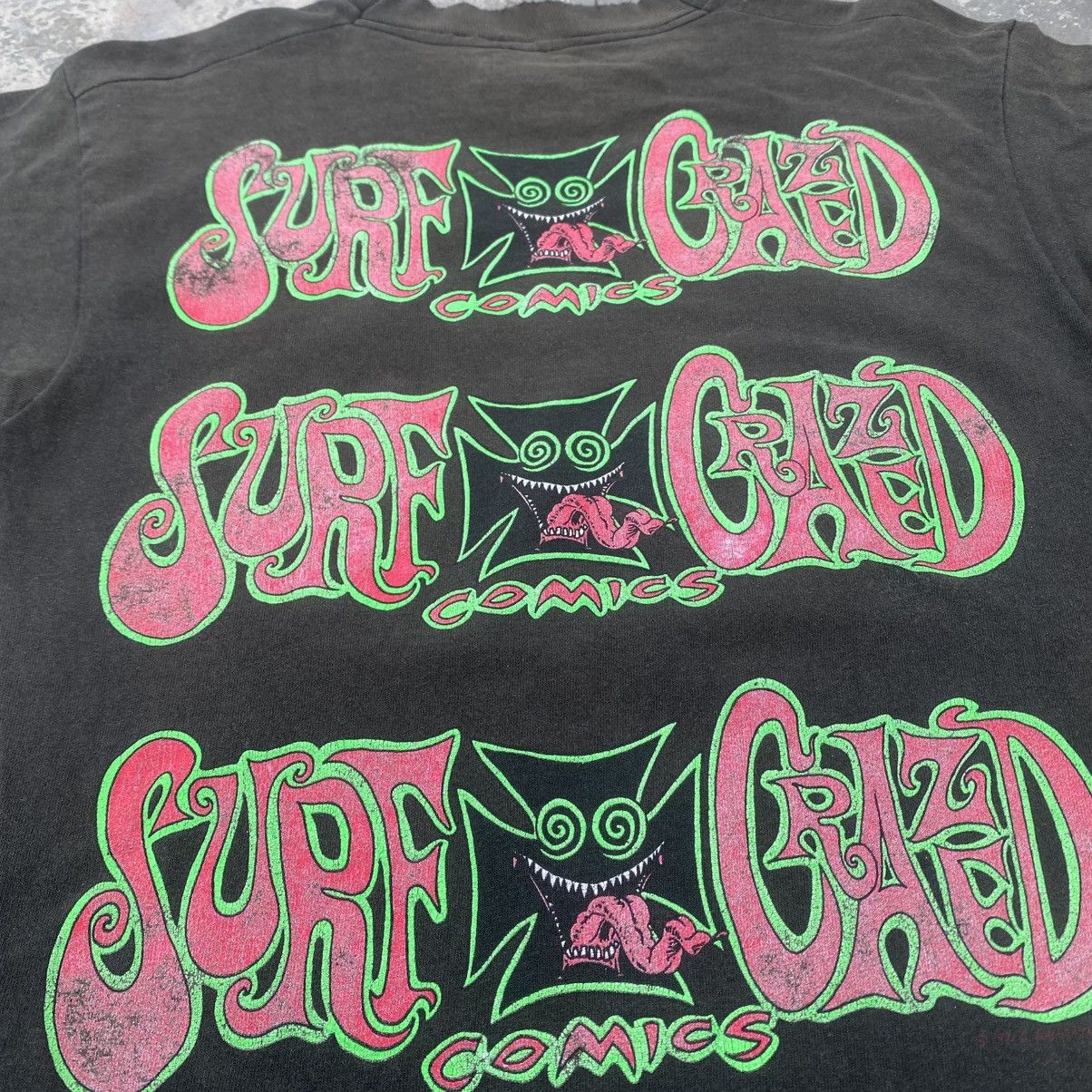 Vintage Very Rare 1990s SURF CRAZED COMICS tee Size US M / EU 48-50 / 2 - 3 Thumbnail