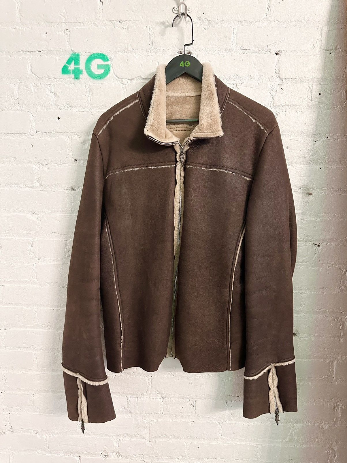 Chrome Hearts CHROME HEARTS FULL SUEDE & SHEARLING JACKET L/XL Size US L / EU 52-54 / 3 - 2 Thumbnail