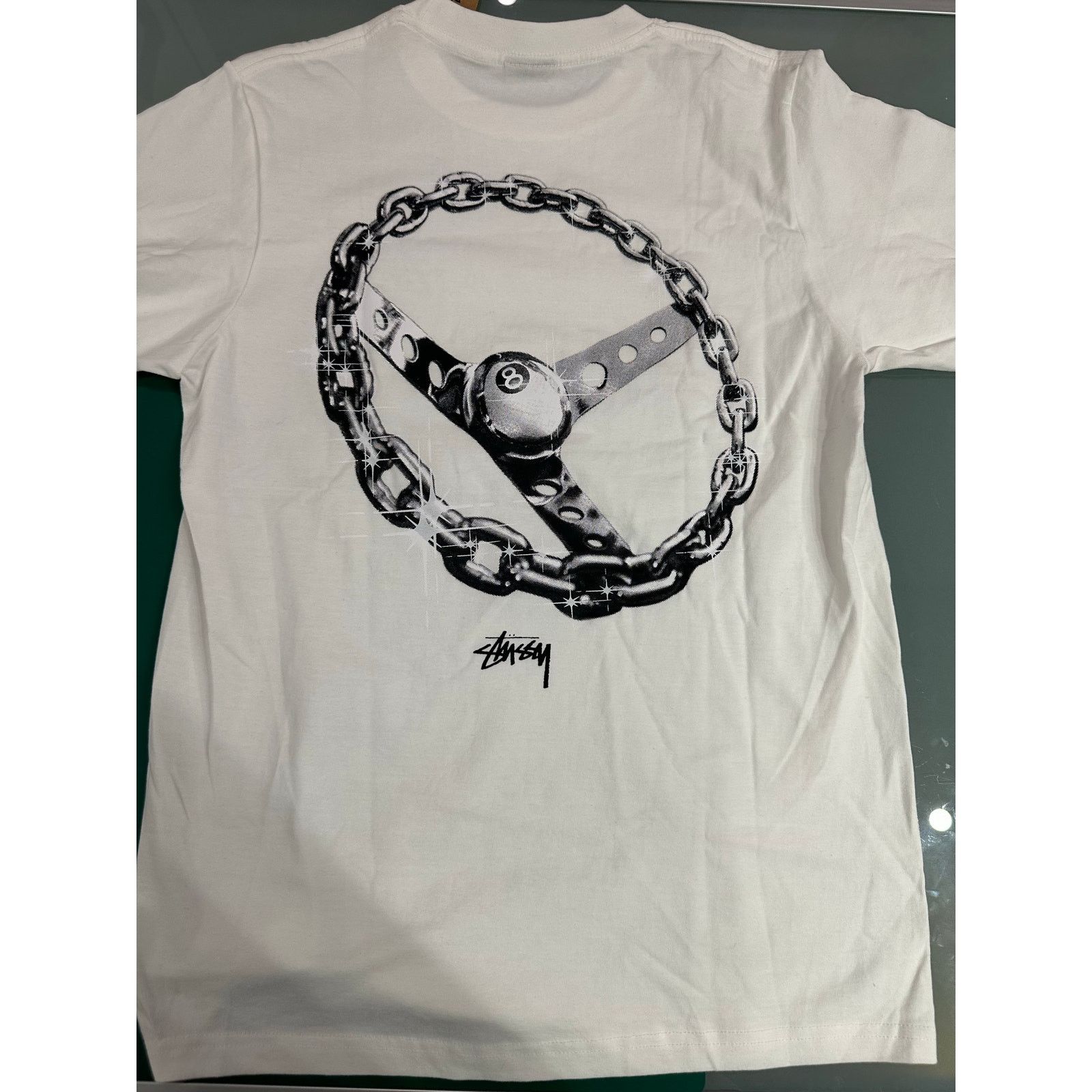 Stussy Chain Link Tee (Sm) Short Sleeve T Shirts