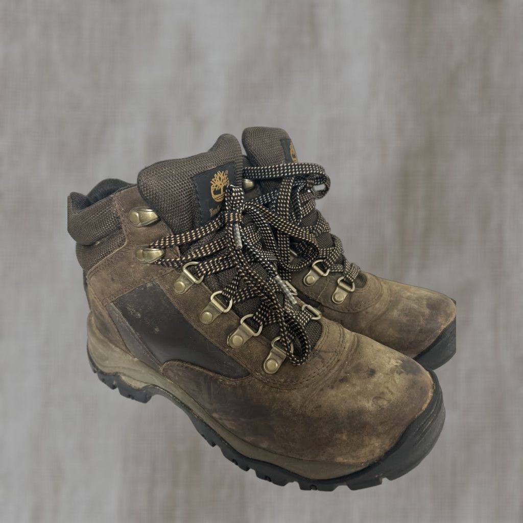 Timberland Timberland Women's Keele Ridge Brown Leather Waterproof Hiking Boots A163L Sz 7 Size US 7 / IT 37 - 1 Thumbnail