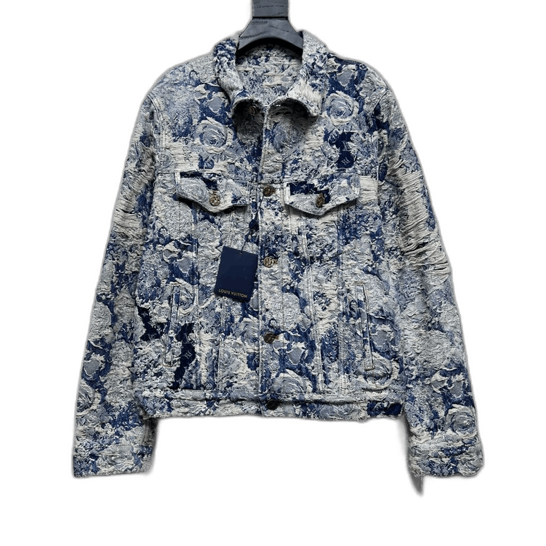 Louis Vuitton Louis Vuitton Floral Denim Jacket Size 52 Size US L / EU 52-54 / 3 - 1 Thumbnail