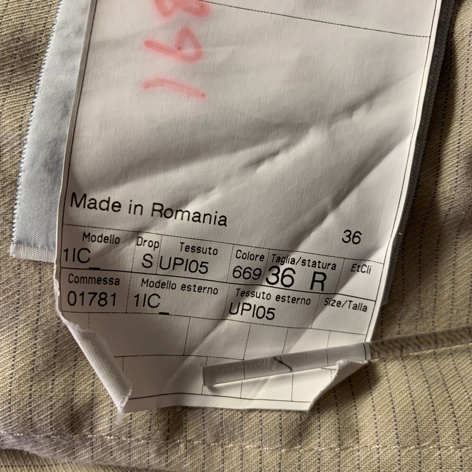 Ermenegildo Zegna ERMENEGILDO ZEGNA Size 36 Khaki Cotton Straight Casual Pants Size US 36 / EU 52 - 4 Thumbnail