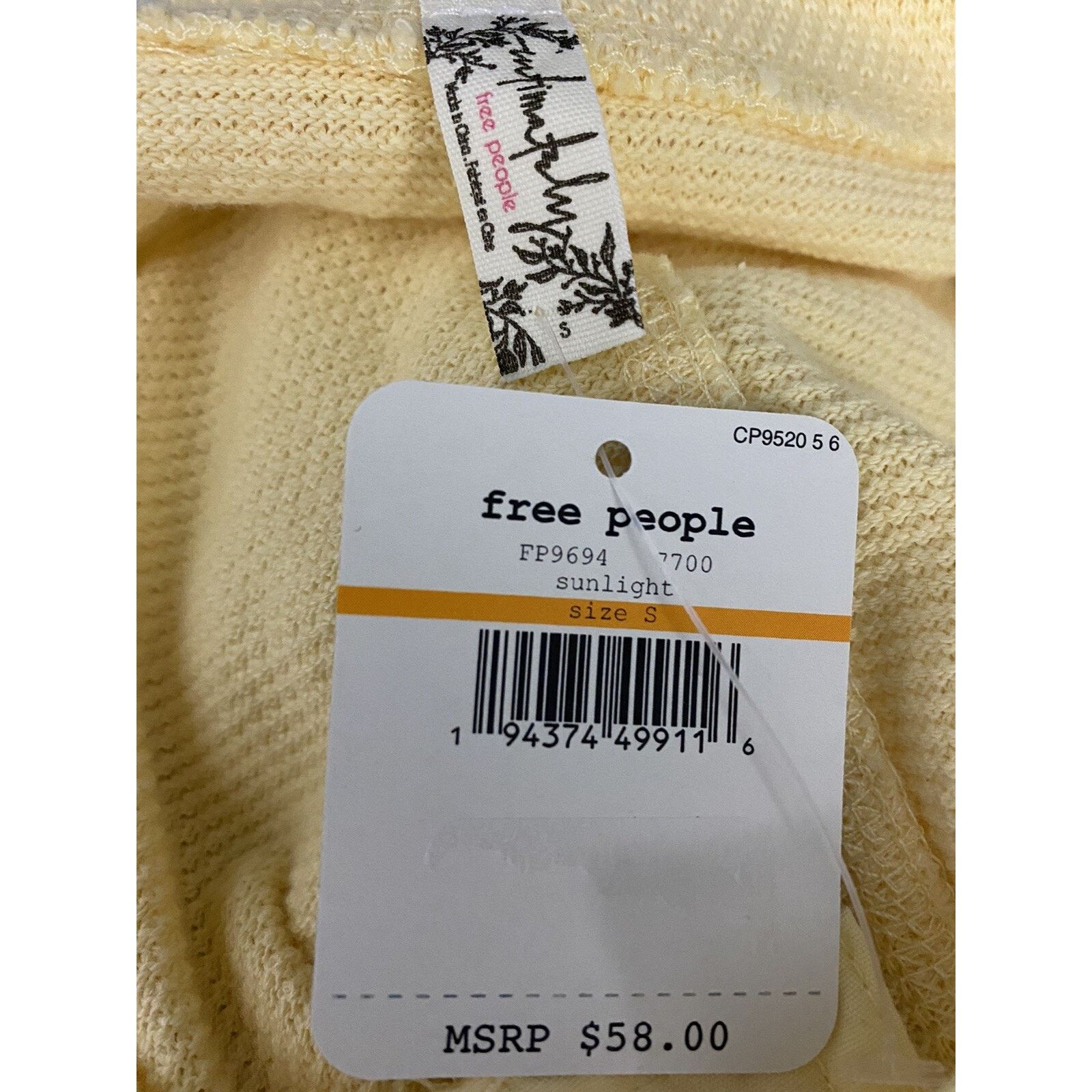 Free People Free People Peek Aye Bodys Sunlight Women Top Size S A002066 Size S / US 4 / IT 40 - 5 Thumbnail