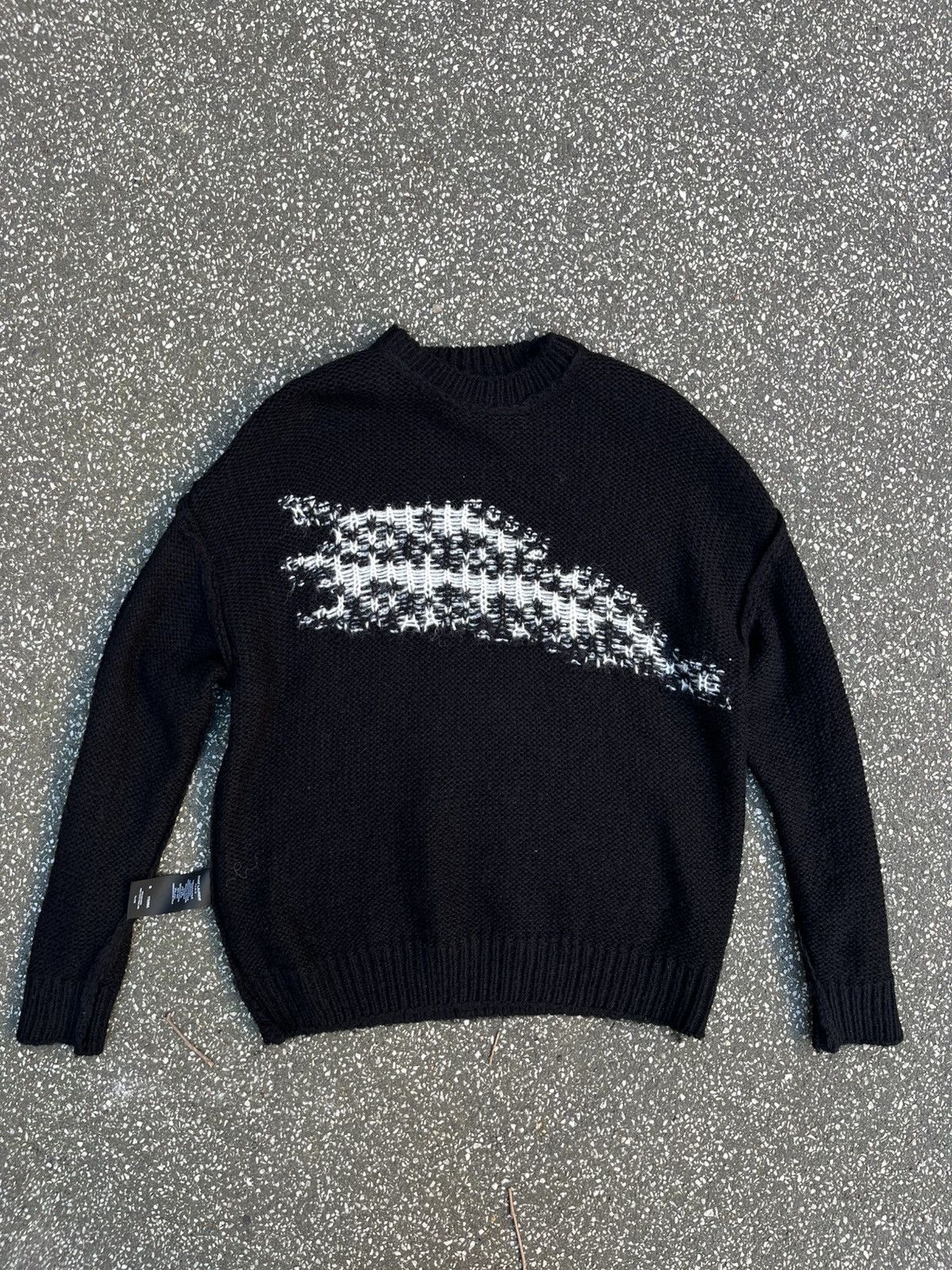 Saint Laurent Paris Saint Laurent Mohair Knit Sweater Black M Size US M / EU 48-50 / 2 - 11 Thumbnail