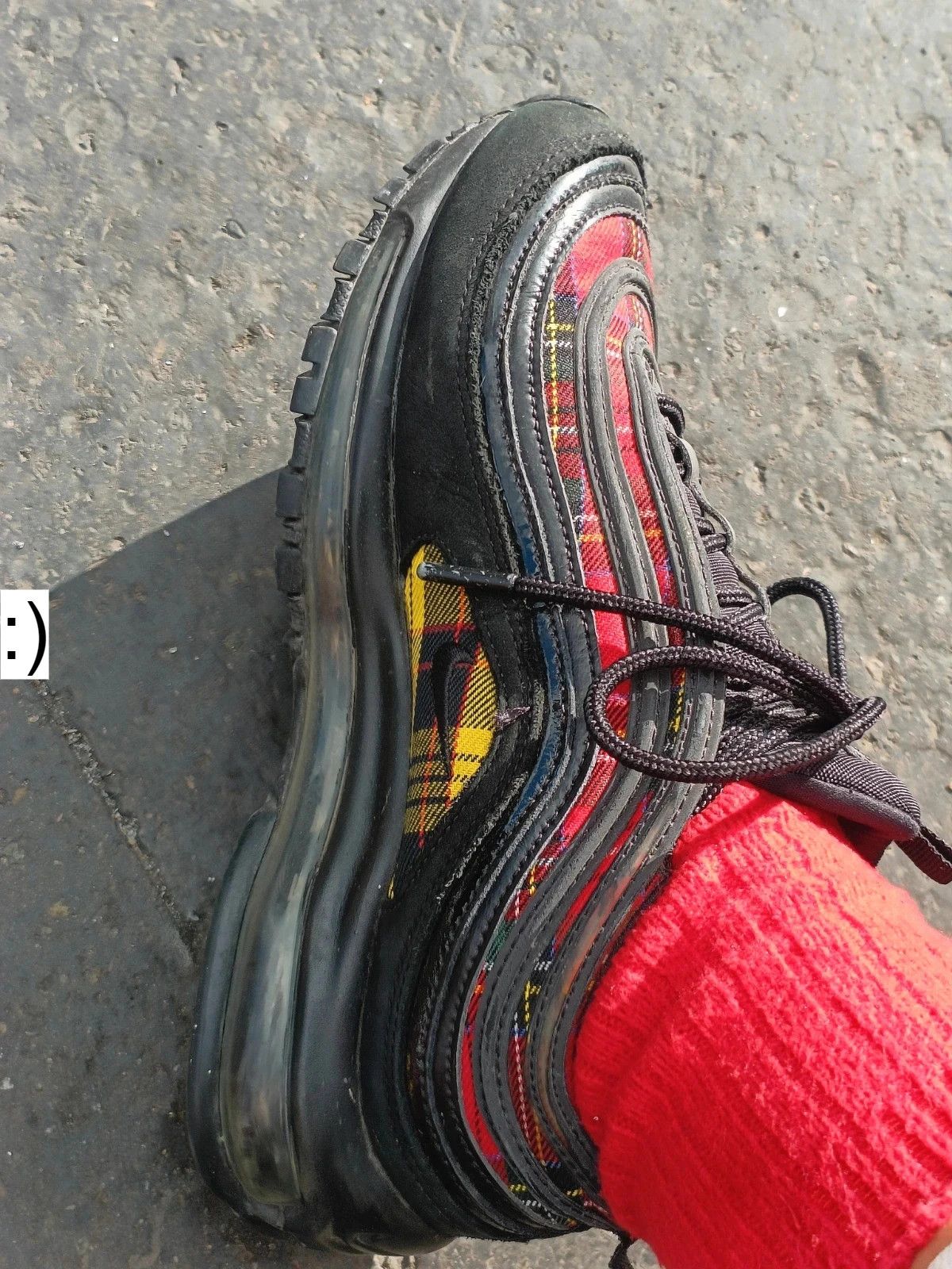 Nike Nike Airmax 97 SE femme noir rouge jaune Size US 7.5 / IT 37.5 - 4 Thumbnail