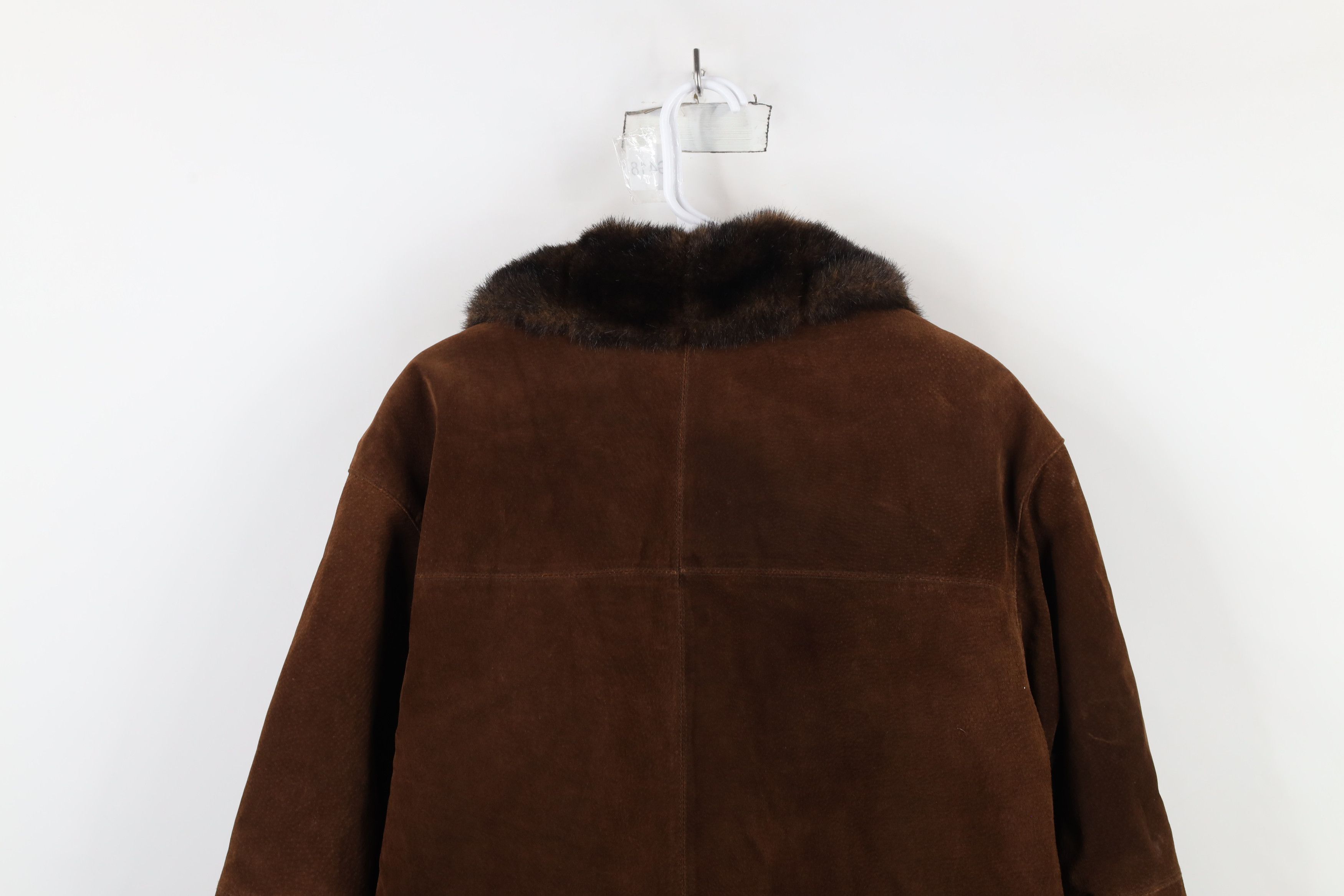 Vintage Vintage 90s Streetwear Reversible Faux Fur Pennylane Jacket Size L / US 10 / IT 46 - 10 Thumbnail