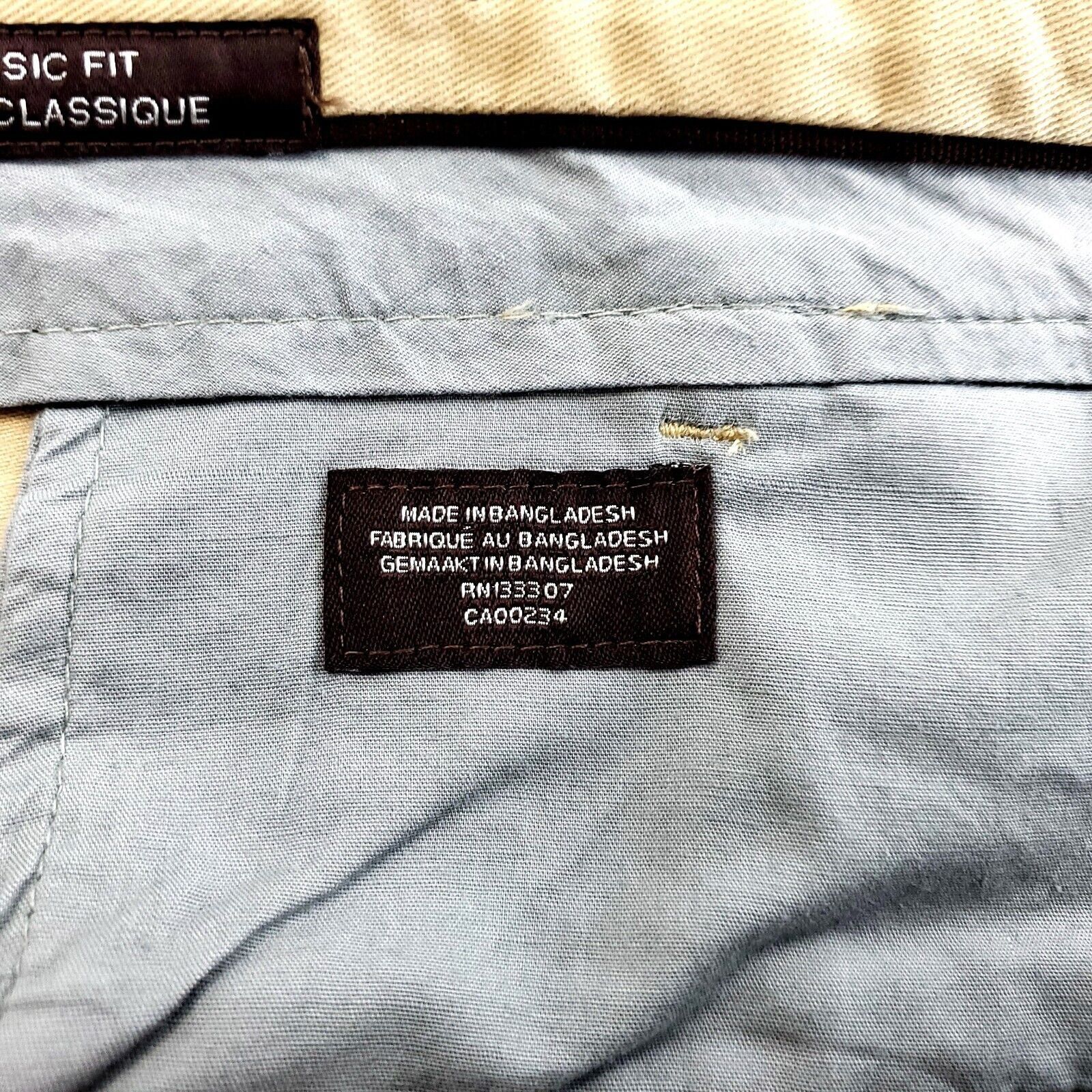 Black Brown 1826 NEW Black Brown 1826 Tan Flat Front Chino Pants 48/35 Flat F Size US 44 / EU 60 - 8 Thumbnail