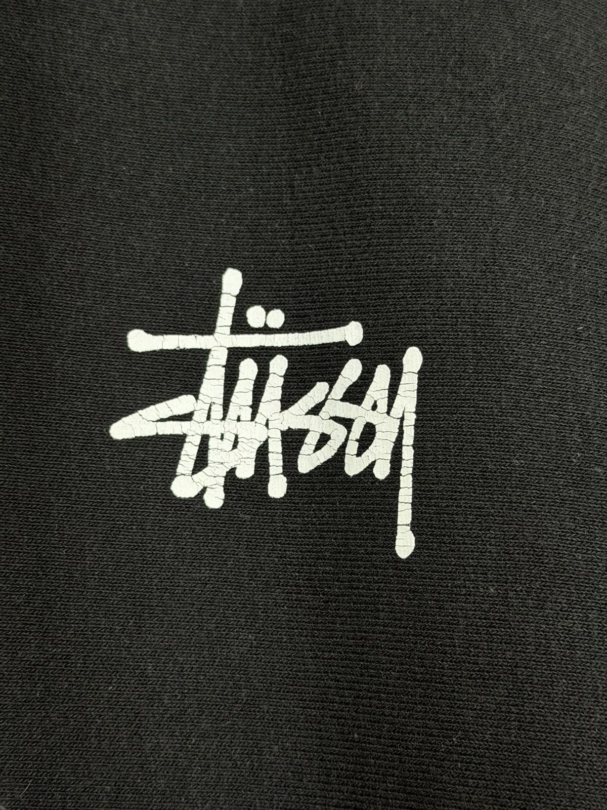 Stussy Stussy Hoodie Black Fleece Pullover Hoodie Vintage size L Size US L / EU 52-54 / 3 - 13 Thumbnail