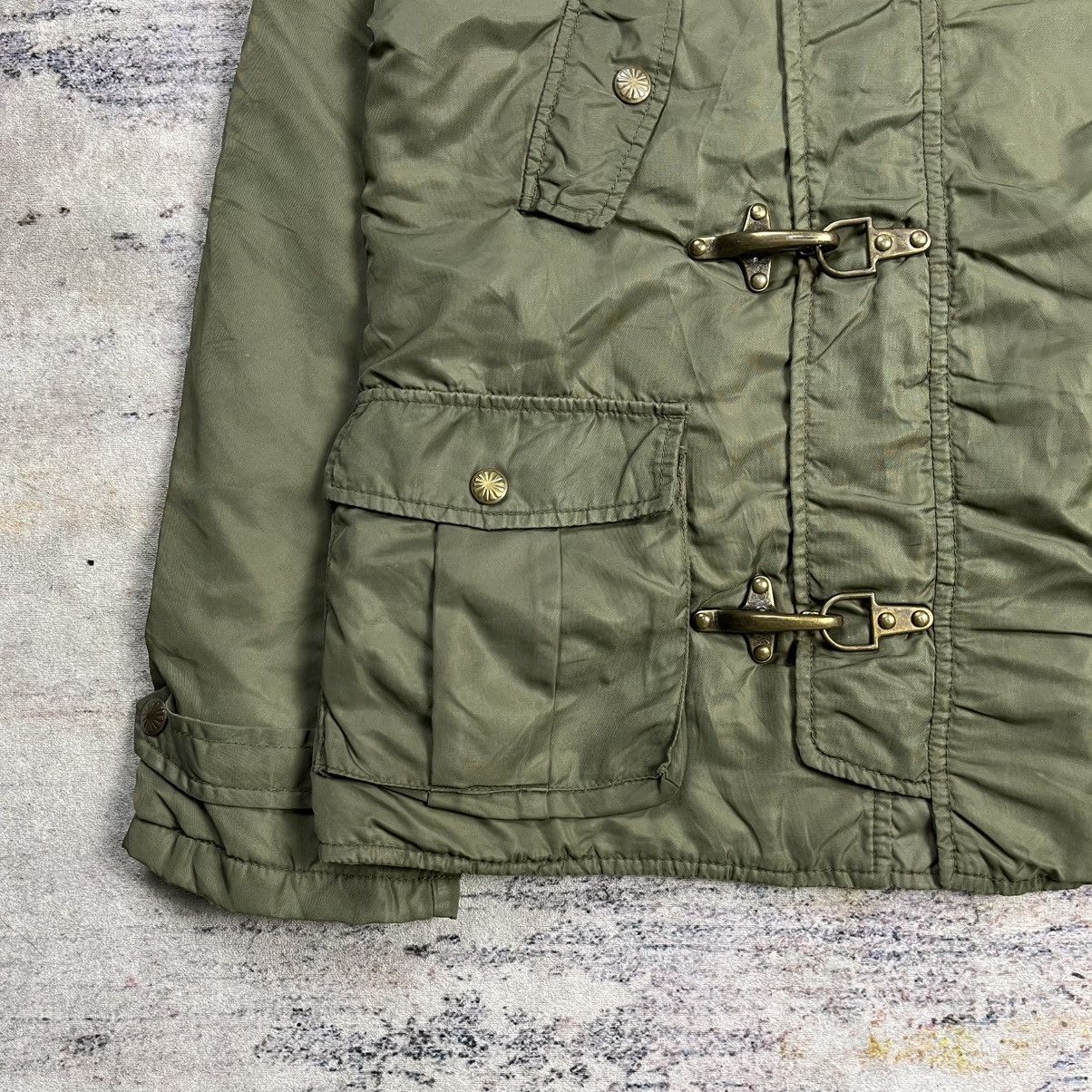 Le Grande Bleu (L.G.B.) Sly fur hoodie multi pocket clasp fireman jacket Size US M / EU 48-50 / 2 - 8 Thumbnail