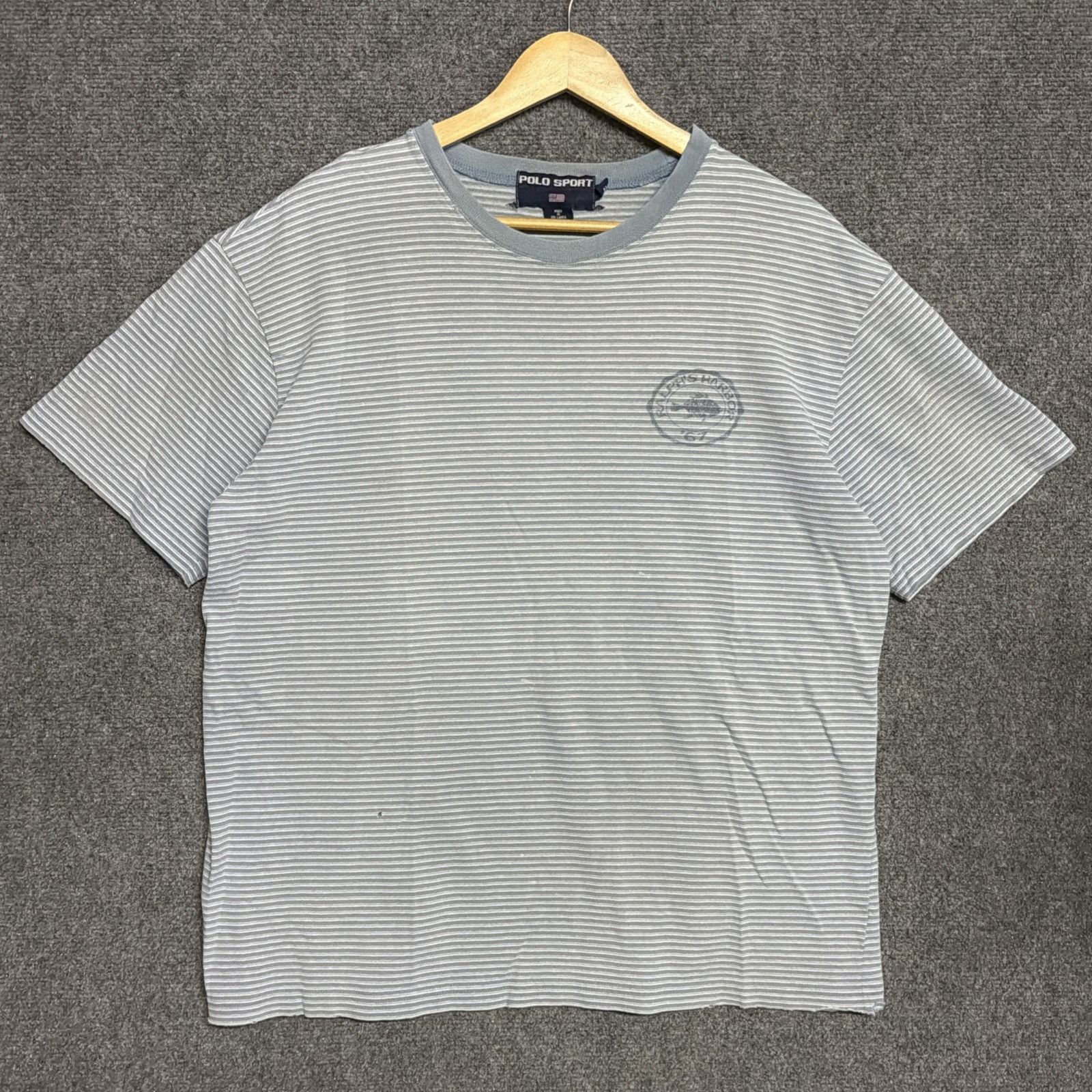 Polo Ralph Lauren Vintage Polo Ralph Lauren Shirt Mens Large Blue 90s Sport Size US L / EU 52-54 / 3 - 1 Thumbnail