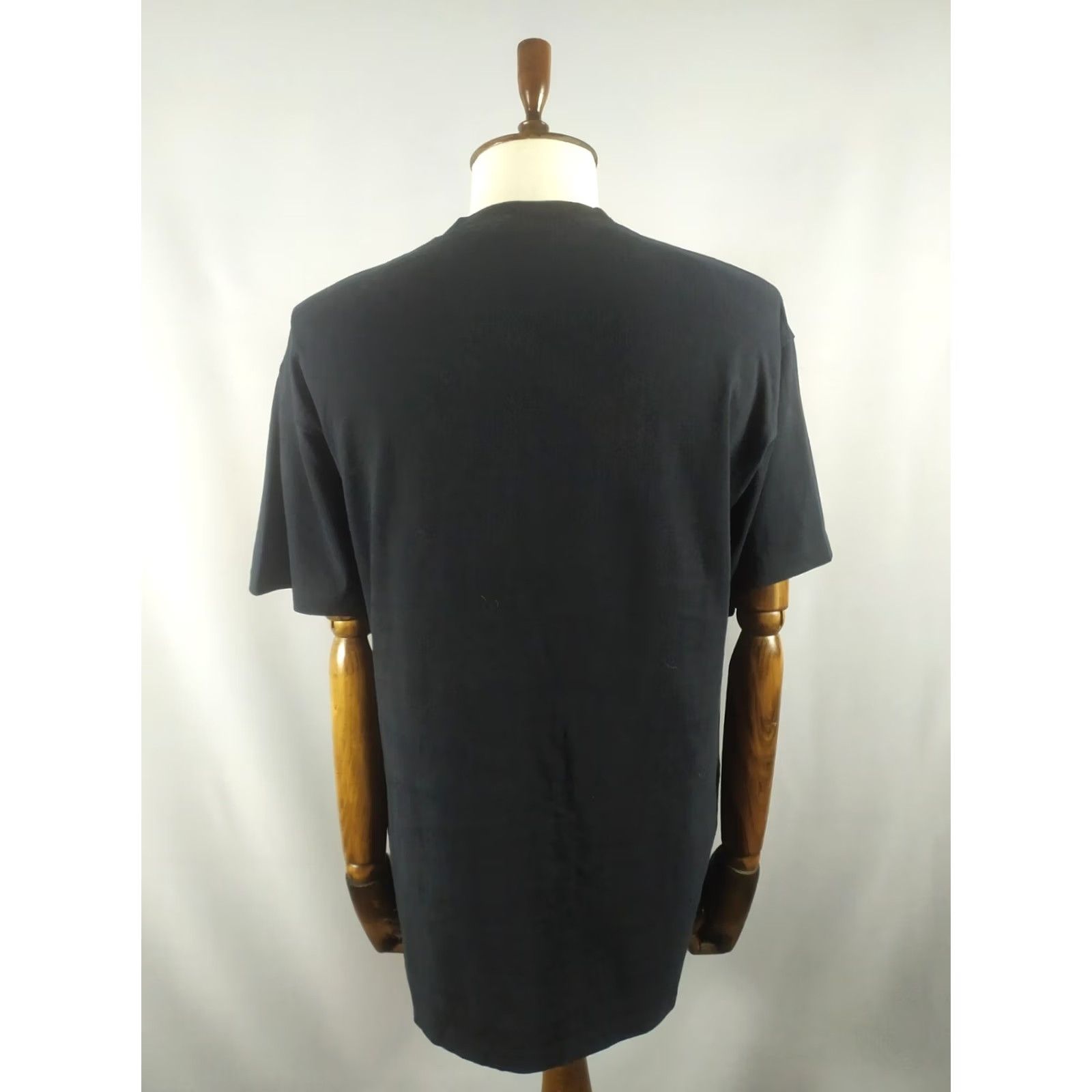 Vintage Signal Vintage T-Shirt Destination Big Apple Size L Men Black 1990s Graphic Tee Shirt Size US L / EU 52-54 / 3 - 4 Thumbnail