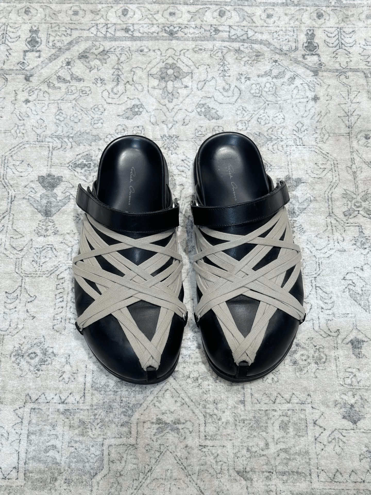 Rick Owens Rick Owens Birkenstock Leather Strap Sandals Size US 9 / EU 42 - 1 Thumbnail