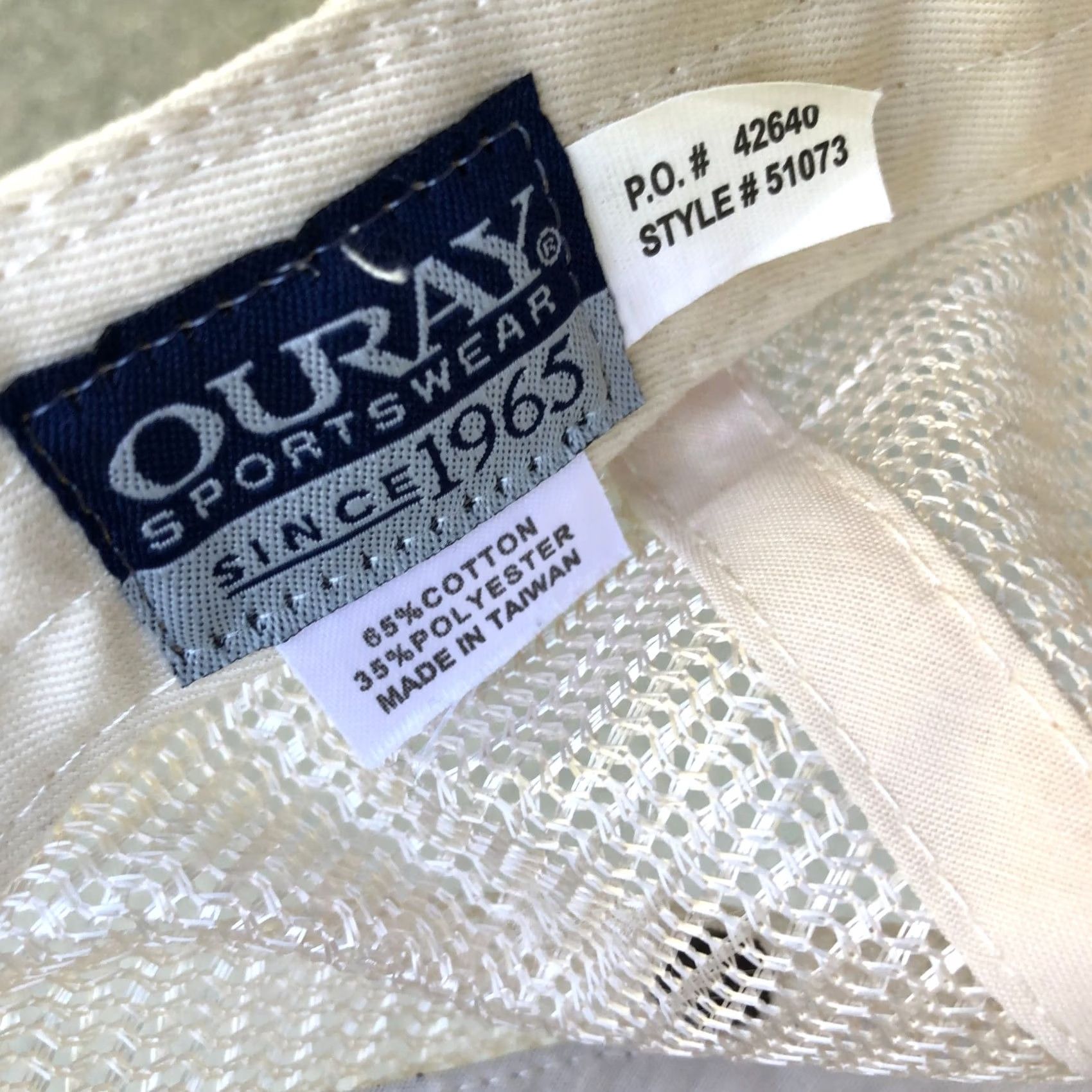 Vintage Vintage OURAY Ventura Track & Field Trucker Hat Men's Grey Cap Adjustable Size ONE SIZE - 5 Thumbnail