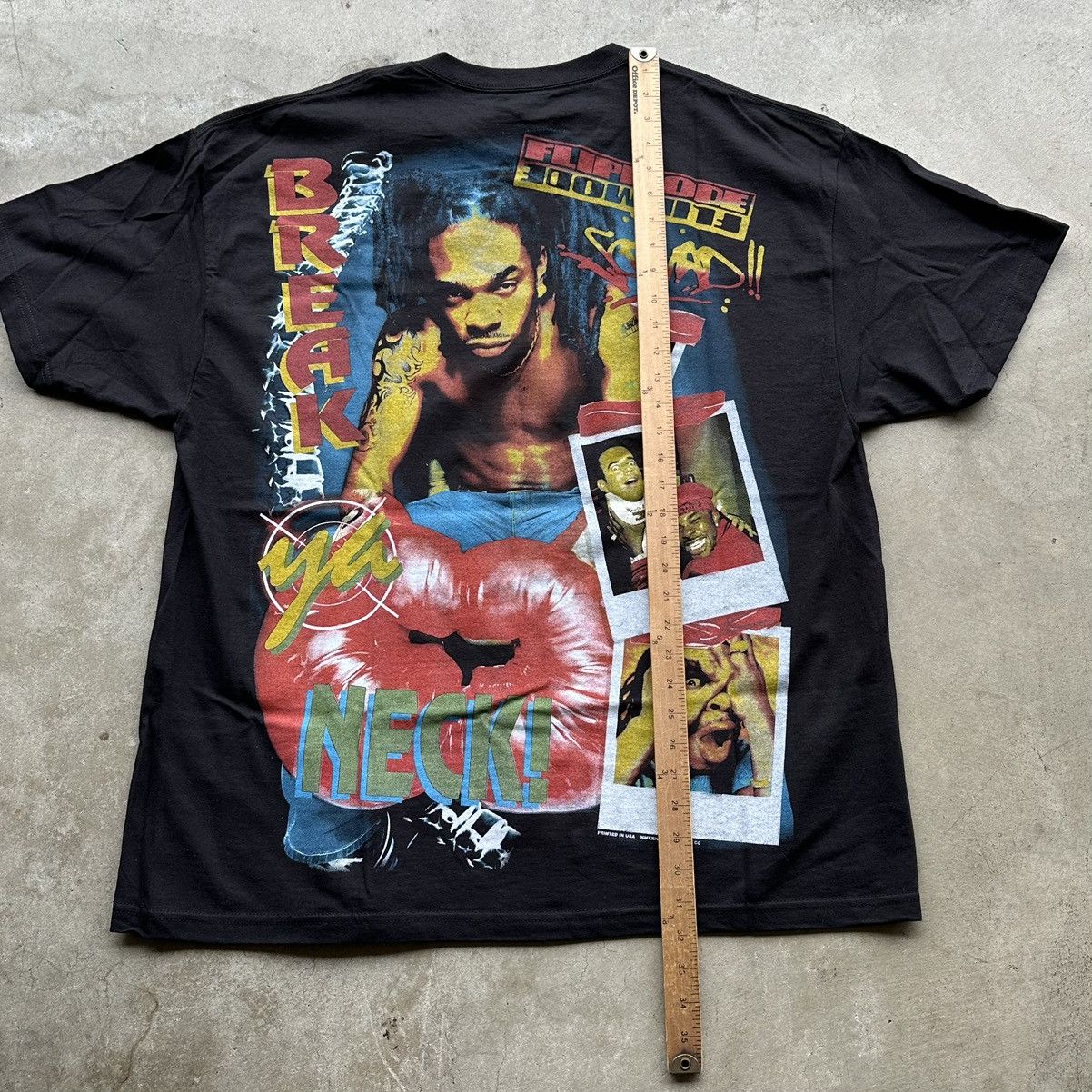 Rap Tees Back Stock Rap Tee Busta Rhymes All Over Print Size 2XL Size US XXL / EU 58 / 5 - 5 Thumbnail