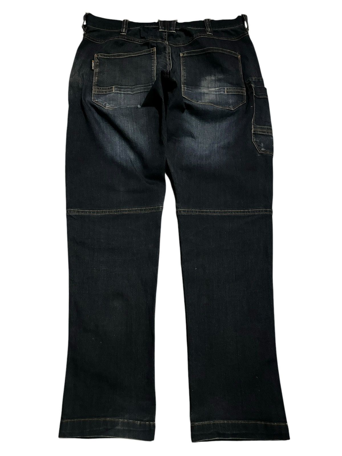 Japanese Brand G.Ground Faded Cargo Slim Strecth Denim Jeans Size US 34 / EU 50 - 2 Thumbnail