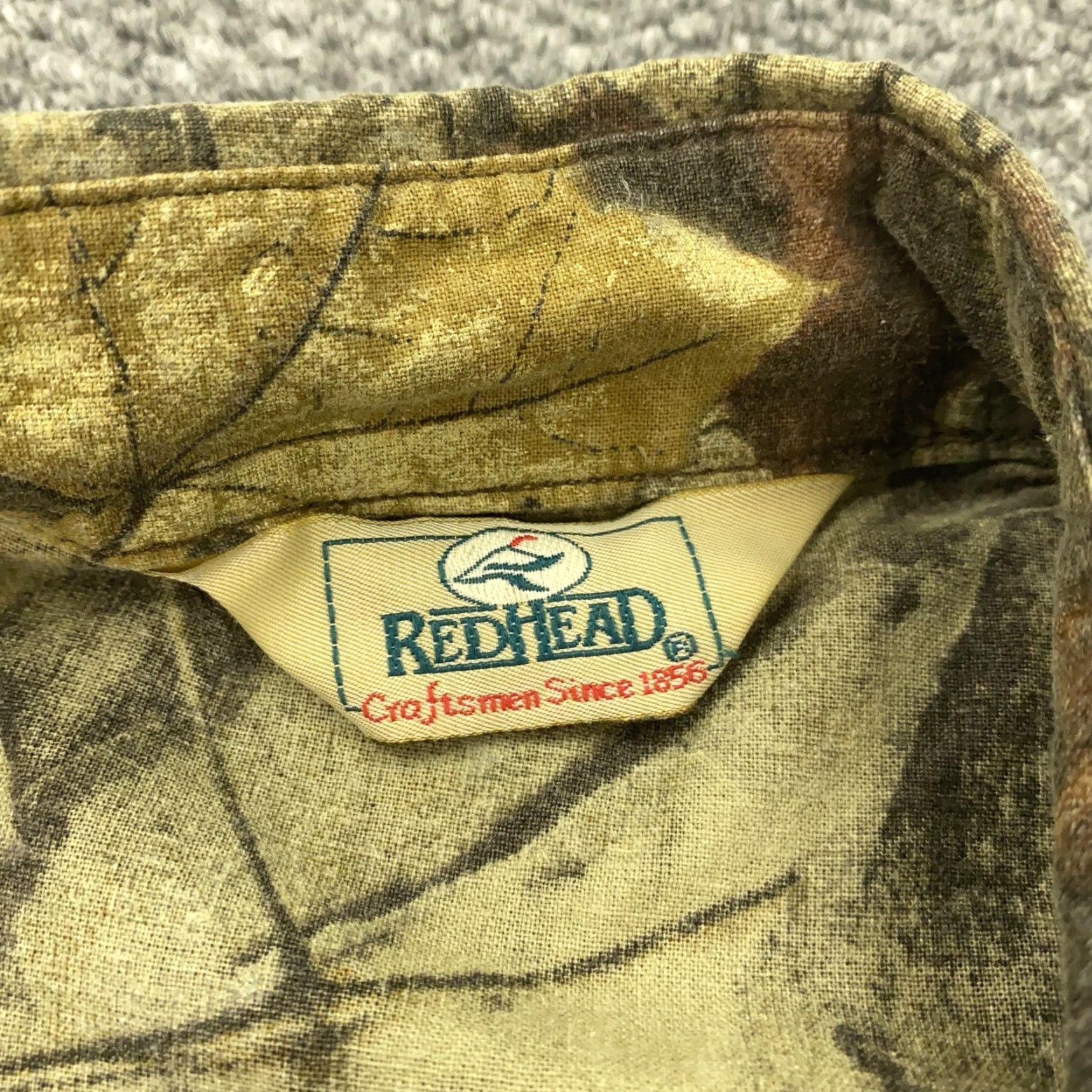 Vintage VINTAGE RedHead Shirt Men 2XL Camouflage Button-Up Short Sleeve Outdoor Hunting Cotton Brown 2XL Mens Size US XXL / EU 58 / 5 - 5 Thumbnail