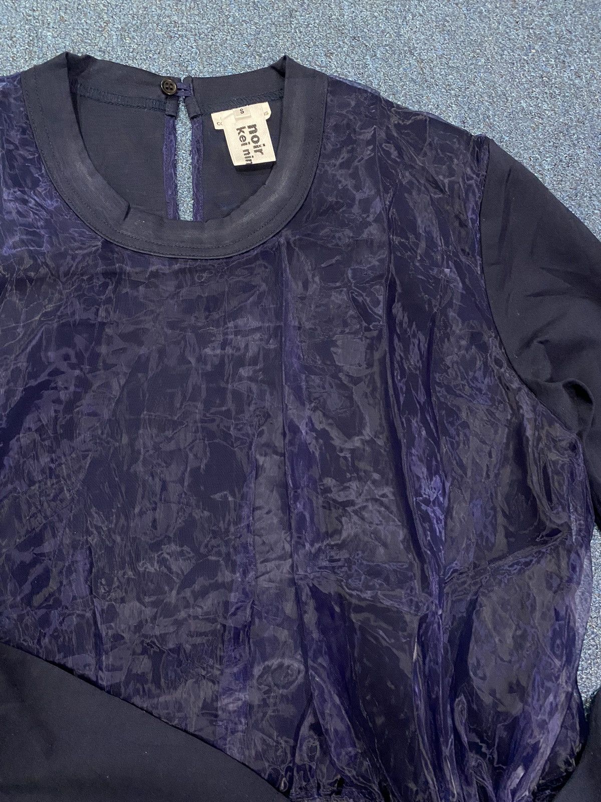 Comme des Garcons CDG NOIR DOUBLE LAYER SHIRT Size S / US 4 / IT 40 - 2 Thumbnail