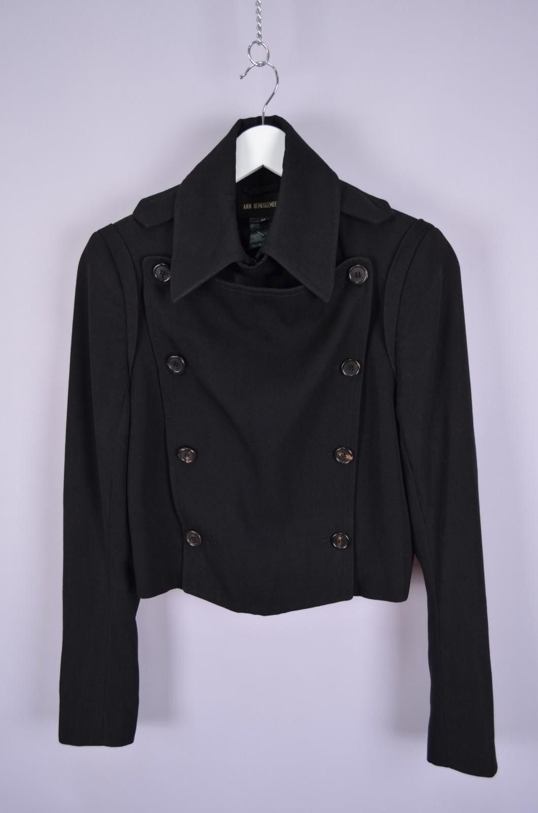 Ann Demeulemeester Black Jacket Removable panel F/W 2004 38