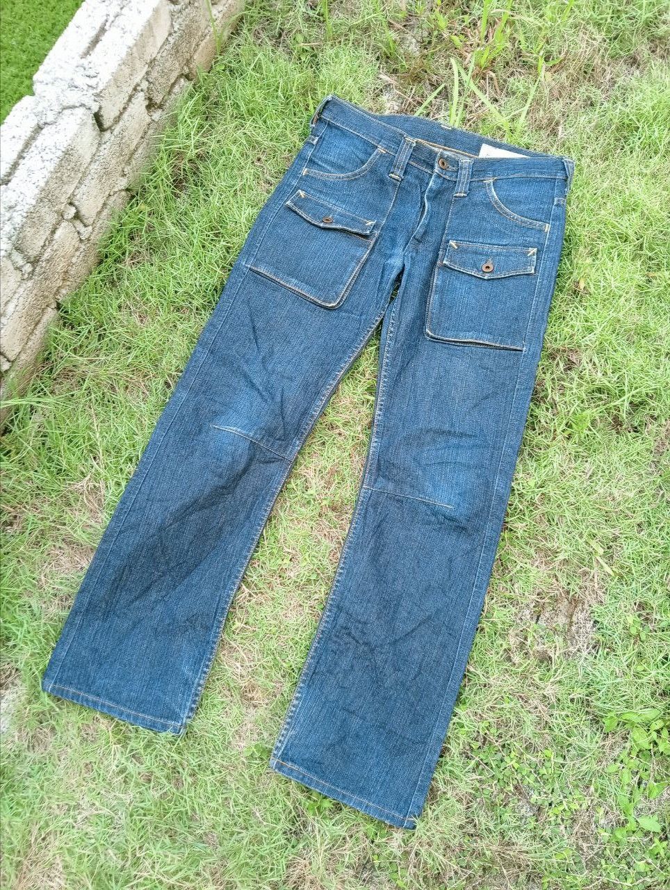 Japanese Brand JAPANESE STUDIO ECRU 6 POCKET BUSHPANTS JEANS Size US 33 - 2 Thumbnail