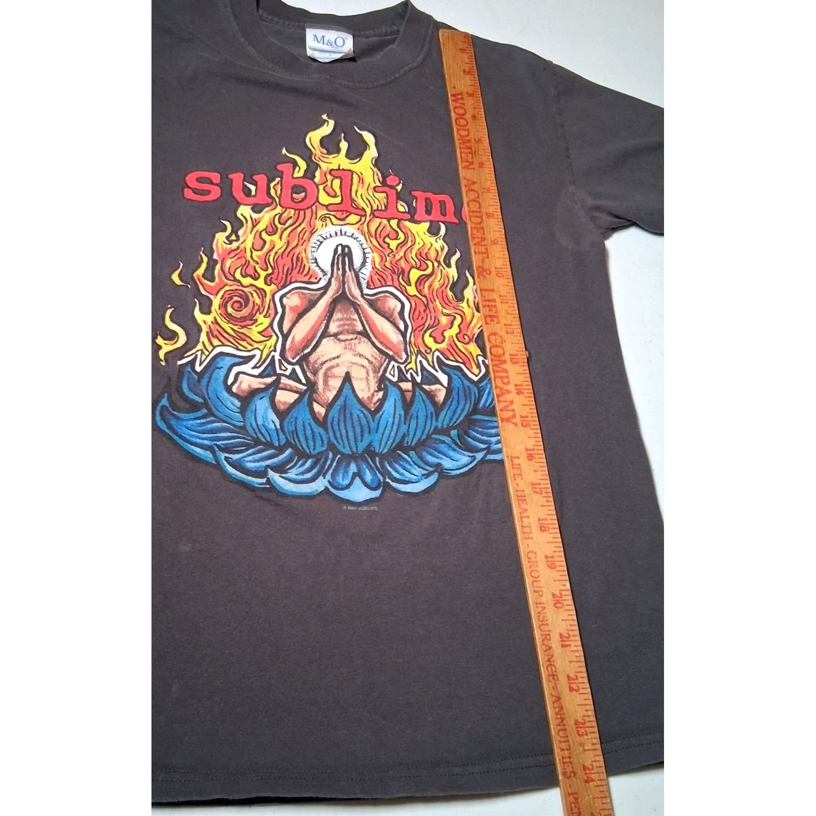 Vintage VINTAGE Sublime Band Shirt S Gray Graphic T Distressed Music Punk Rock Surf Ska Grunge 1997 Mens Size US S / EU 44-46 / 1 - 3 Thumbnail