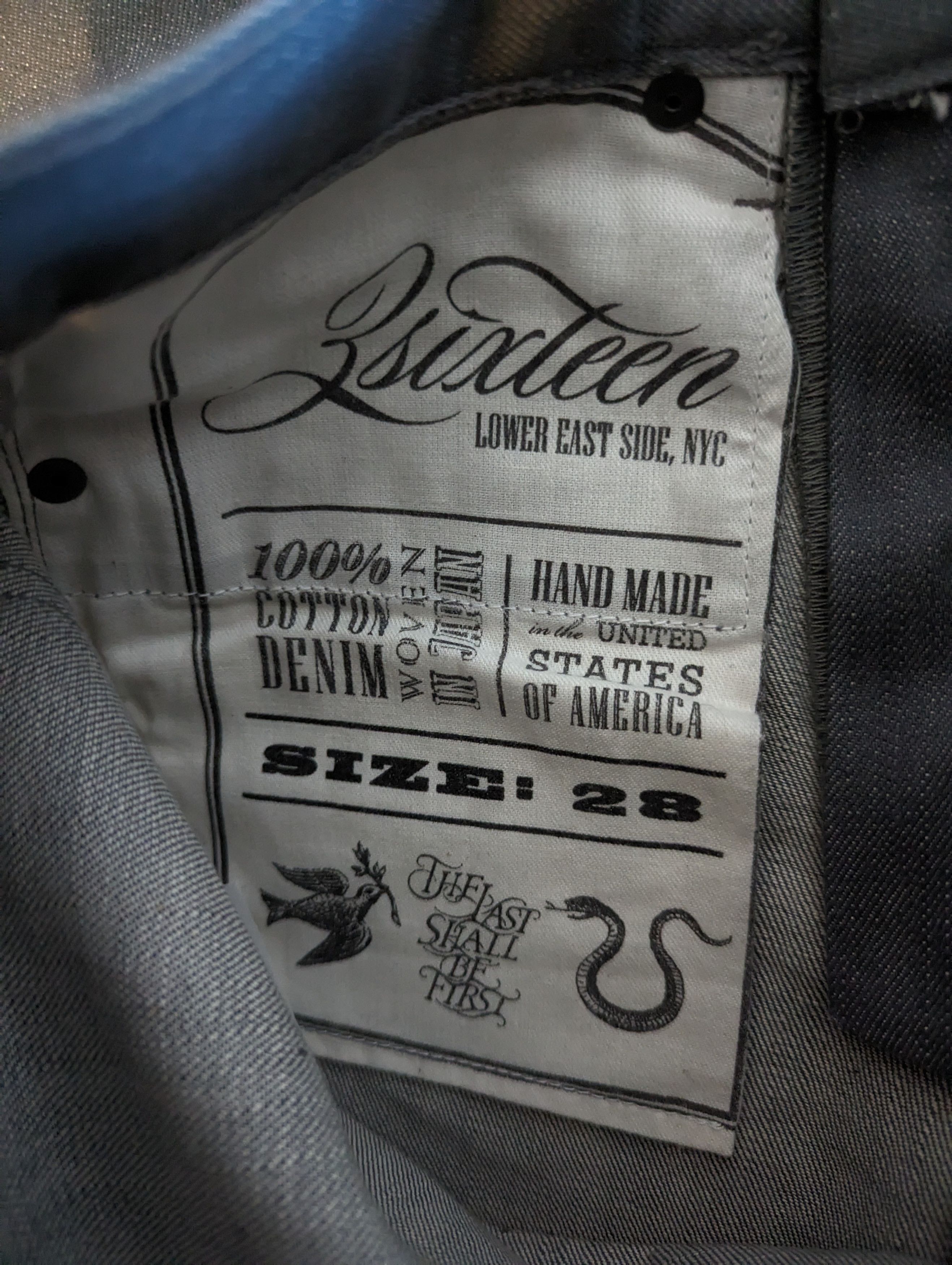 3sixteen 3Sixteen Slim Fit Selvedge Jeans Made in USA Size US 28 / EU 44 - 3 Thumbnail