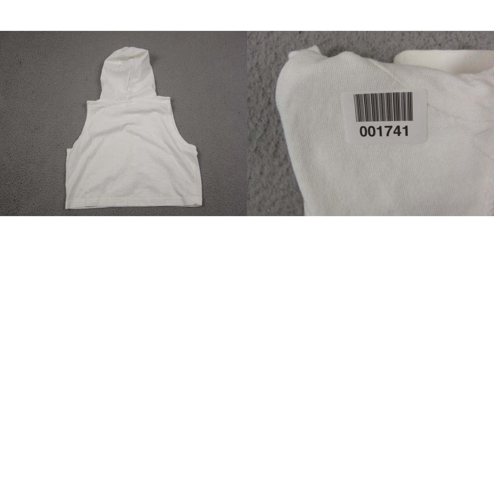 Athletic Works Vintage Athletic Works Hoodie Womens L White 90s Sleeveless Pullover Cropped Activewear Running & Jogging Mens Womens Girls Boys Size L / US 10 / IT 46 - 9 Thumbnail