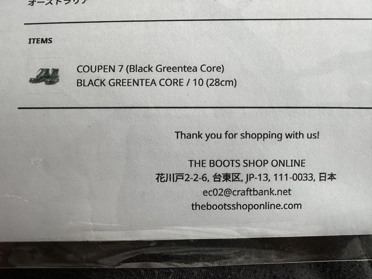 Rolling Dub Trio ROLLING DUB TRIO COUPEN 7 (Black Greentea Core) - US10 JP28 Size US 10 / EU 43 - 14 Thumbnail