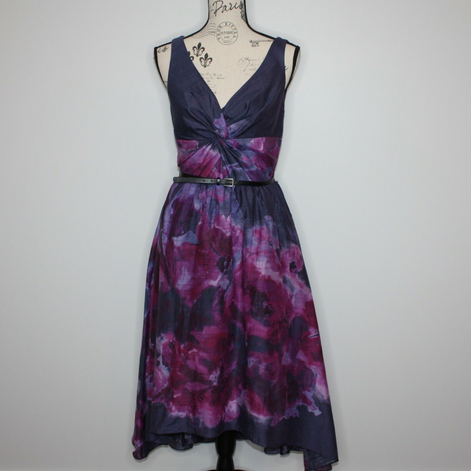 Lela Rose Lela Rose by Neiman Marcus Watercolor High-Low Dress Size M / US 6-8 / IT 42-44 - 7 Thumbnail