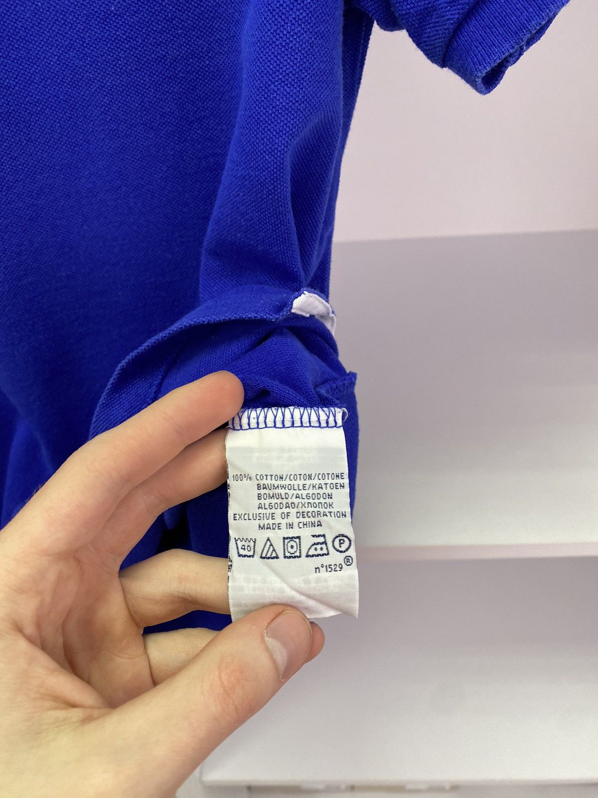 Polo Ralph Lauren × Vintage Vintage Polo Ralph Lauren Blue Polo T-Shirt Size US M / EU 48-50 / 2 - 11 Thumbnail