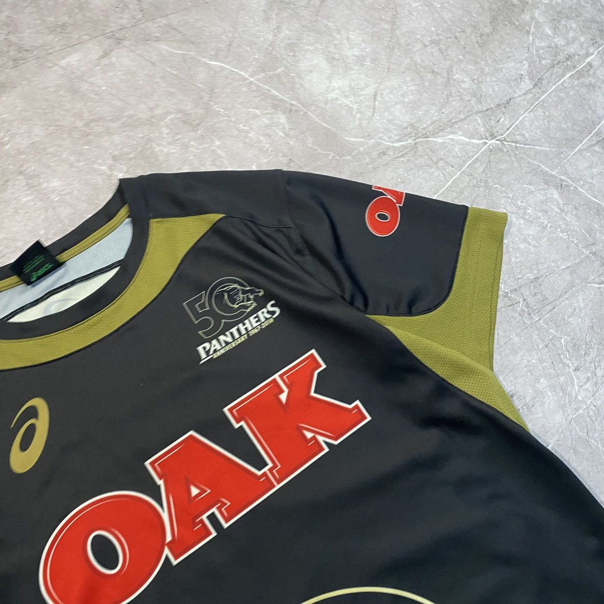 Asics VINTAGE ASICS PANTHERS RUGBY TEE OAK 00s Size US XL / EU 56 / 4 - 4 Thumbnail