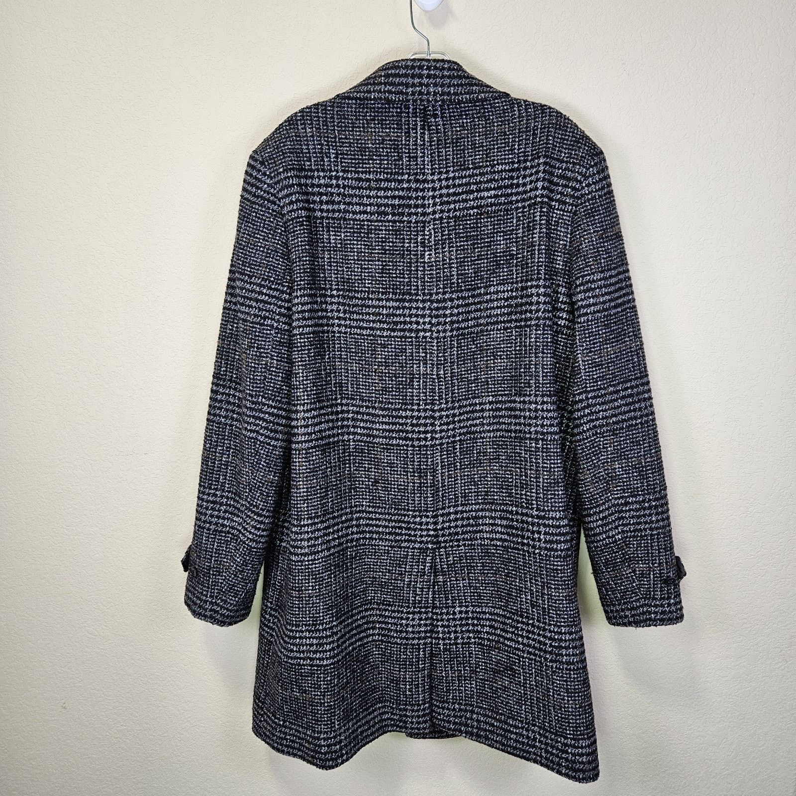J.Crew J.Crew Thompson Tweed Overcoat Herringbone Plaid Wool Heavy Size US M / EU 48-50 / 2 - 2 Thumbnail
