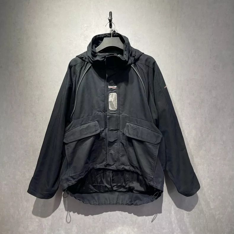 Balenciaga Balenciaga Solid color zipper Parker coat Size US S / EU 44-46 / 1 - 1 Thumbnail