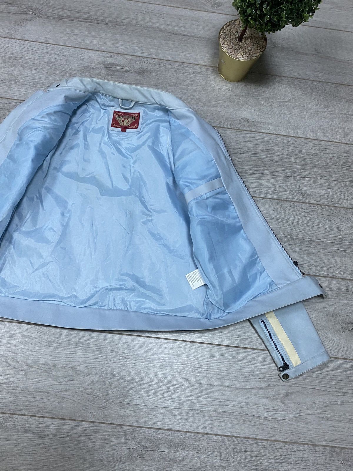 NASCAR Vintage Baby Blue Nascar Jacket F1 quickshark Size L / US 10 / IT 46 - 9 Thumbnail