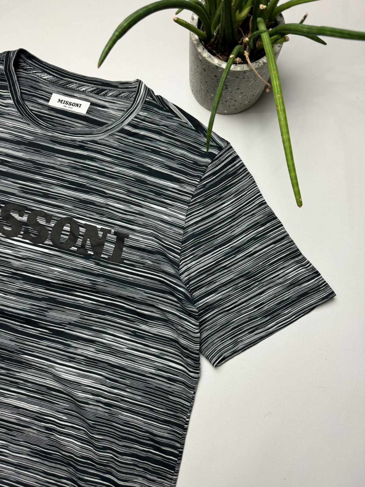 Missoni Rare vintage Missoni T-shirt big logo y2k Size US L / EU 52-54 / 3 - 2 Thumbnail