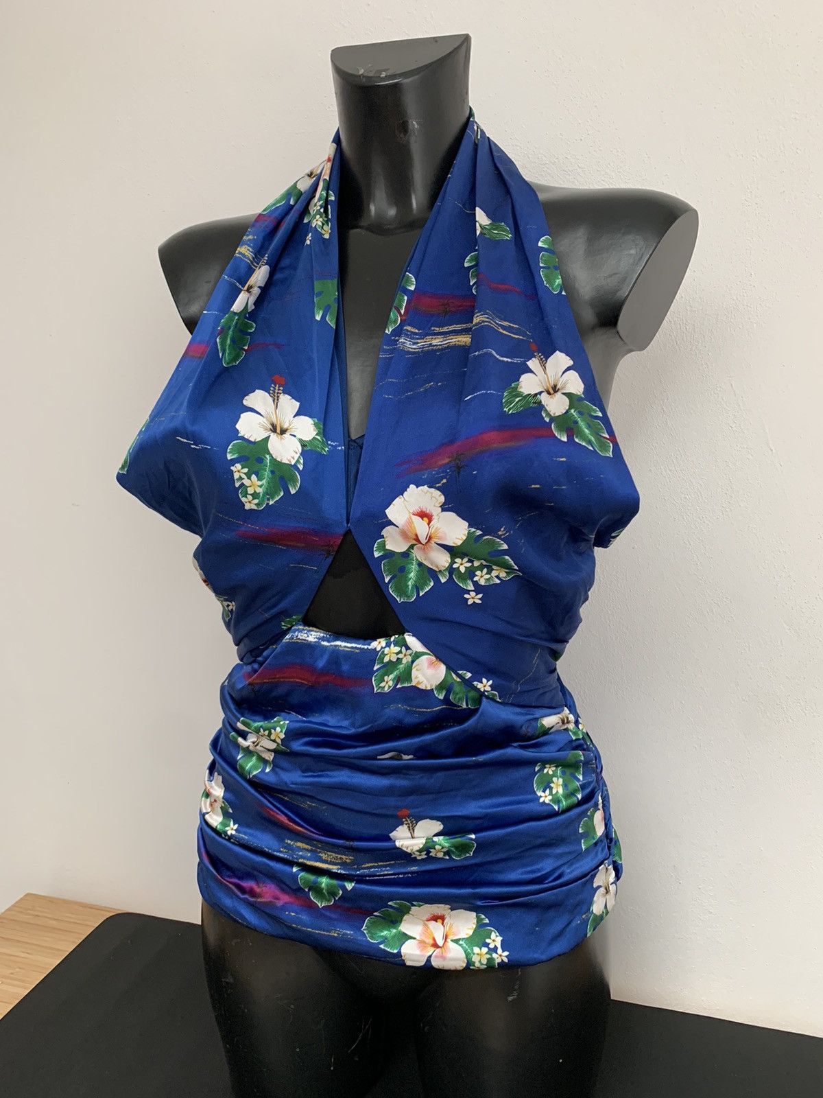 Other Racil Flowers Silk Satin Top Size XS / US 0-2 / IT 36-38 - 2 Thumbnail