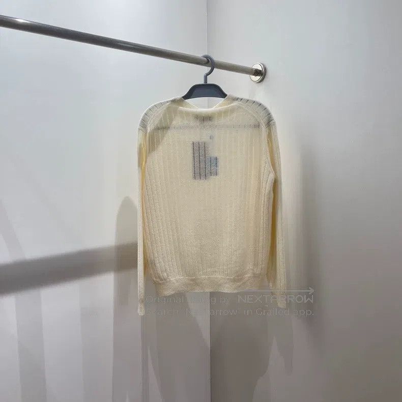 Loro Piana Loro Piana Cashmere Beige Stripe Size XS / US 0-2 / IT 36-38 - 2 Thumbnail