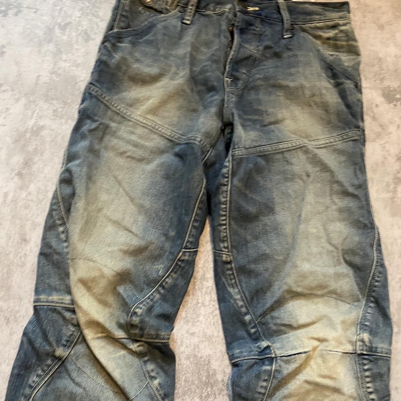 G-Star G-Star raw denim jeans with white paint markings Size US 32 / EU 48 - 4 Thumbnail