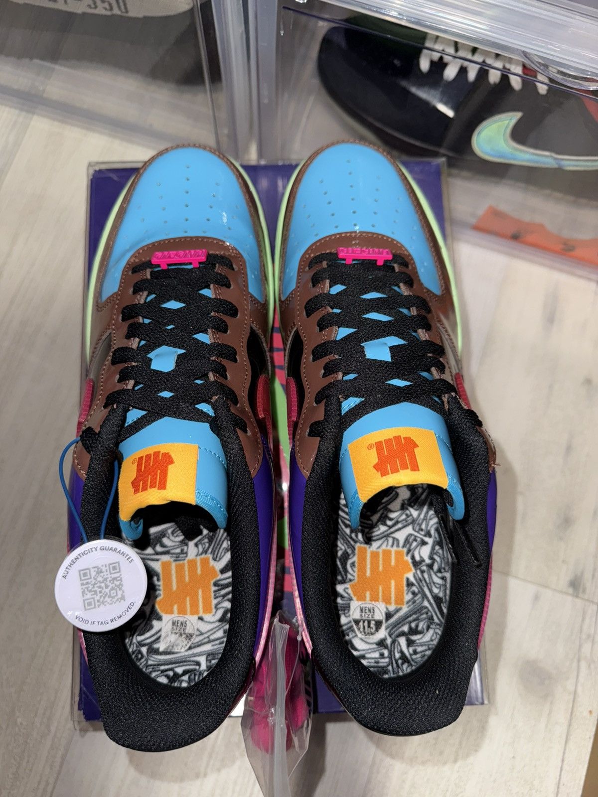 Nike × Undefeated Nike Air Force 1 Low Undefeated Patent Pink Prime Size US 11.5 / EU 44-45 - 6 Thumbnail