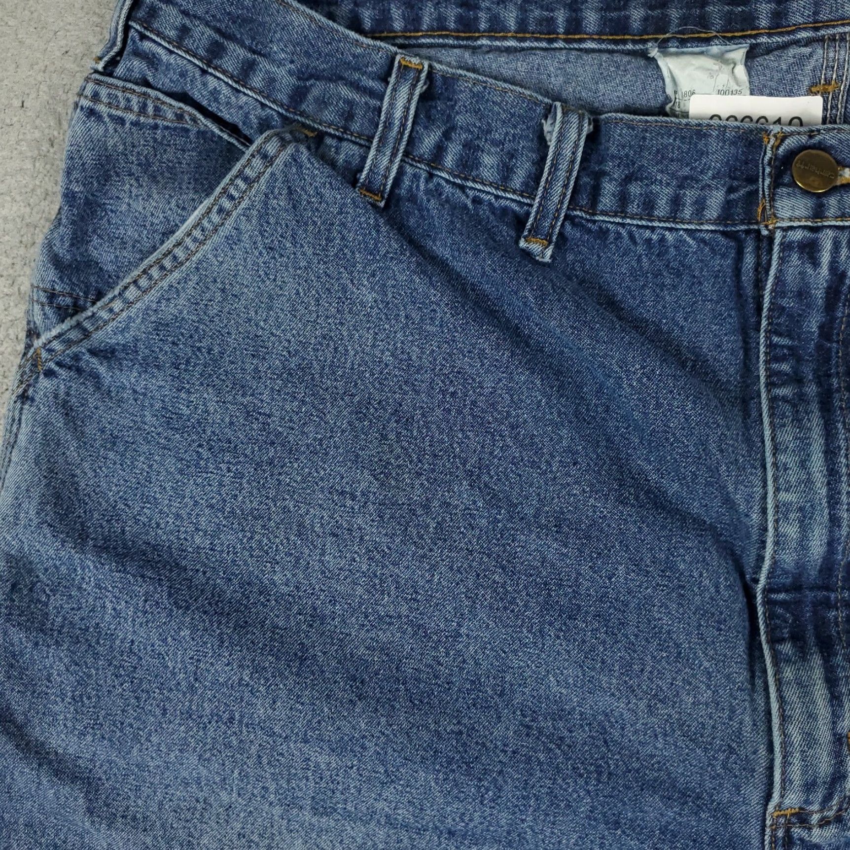 Carhartt Carhartt Shorts Mens Bermuda Denim 44 Blue Cotton Blend Casual Workwear 5-Pocket Design Vintage No Mens Size US 44 / EU 60 - 2 Thumbnail
