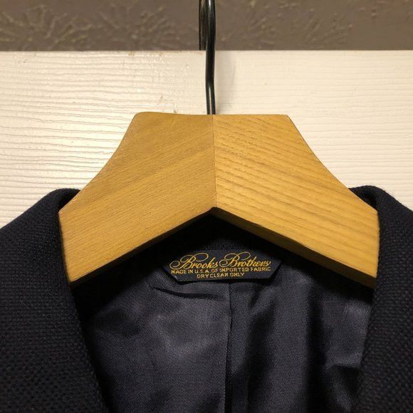 Brooks Brothers brooks brothers men's new navy sport coat jacket blazer 45R Size 44R - 4 Thumbnail