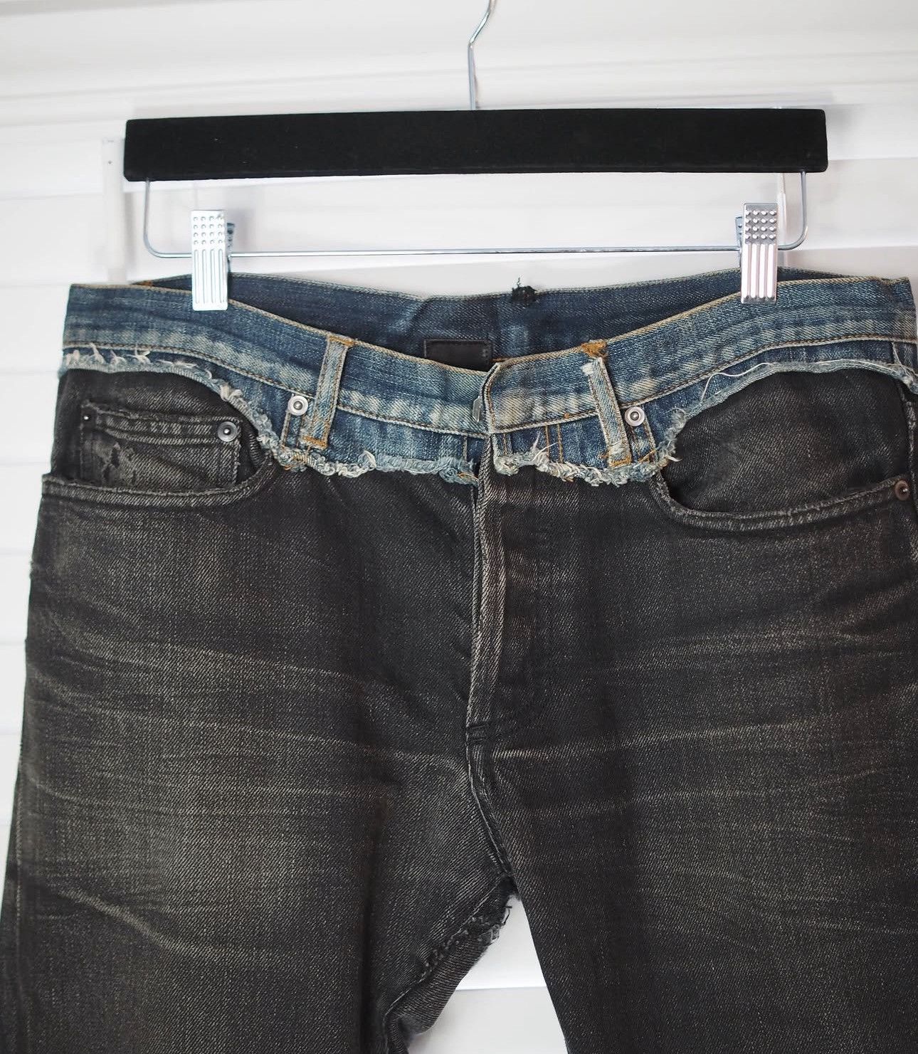 Dior Dior Homme AW06 Cummerbund Hedi Slimane Denim Jeans Size US 32 / EU 48 - 3 Thumbnail