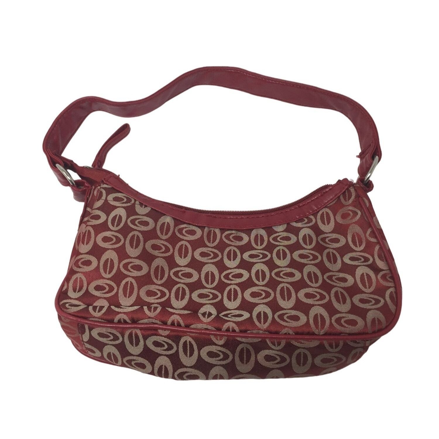 Other Womens Polyester Small Red Zippered Purse with Handle/Strap Size ONE SIZE - 2 Thumbnail
