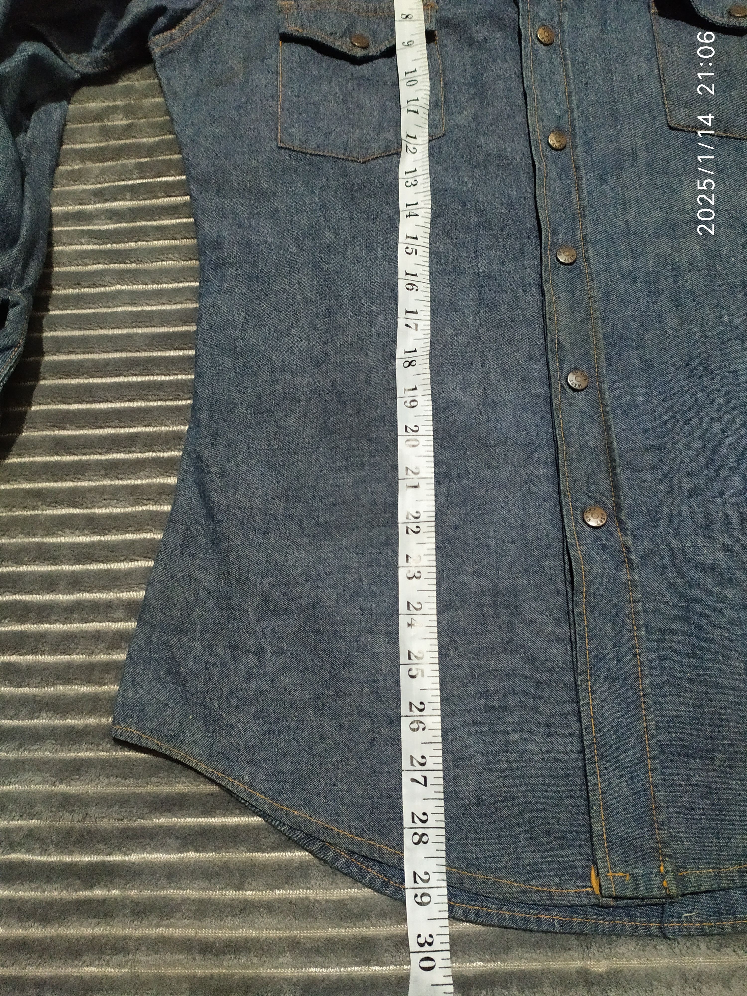 If Six Was Nine × Japanese Brand × Le Grande Bleu (L.G.B.) Vintage Japanese west cal Denim Lgb shirt Size US L / EU 52-54 / 3 - 11 Thumbnail