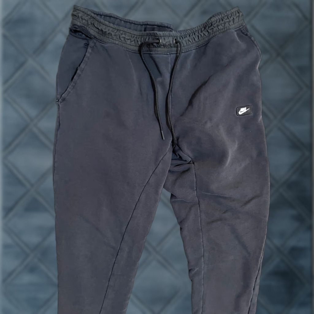 Nike Nike Modern Sweatpants Joggers Mens L Black Pockets Elastic Waist Fleece 805168-010 Sportswear Casual Activewear Trousers Size US 33 - 1 Thumbnail