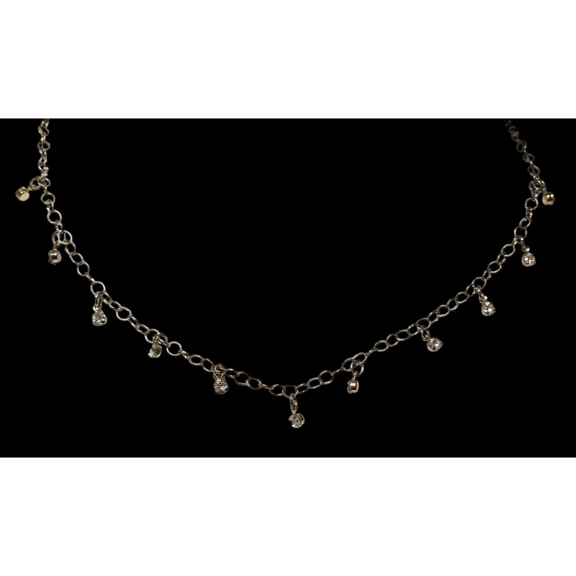 Loft Minimalist Glam Ann Taylor Loft Rhinestone Necklace Size ONE SIZE - 2 Thumbnail