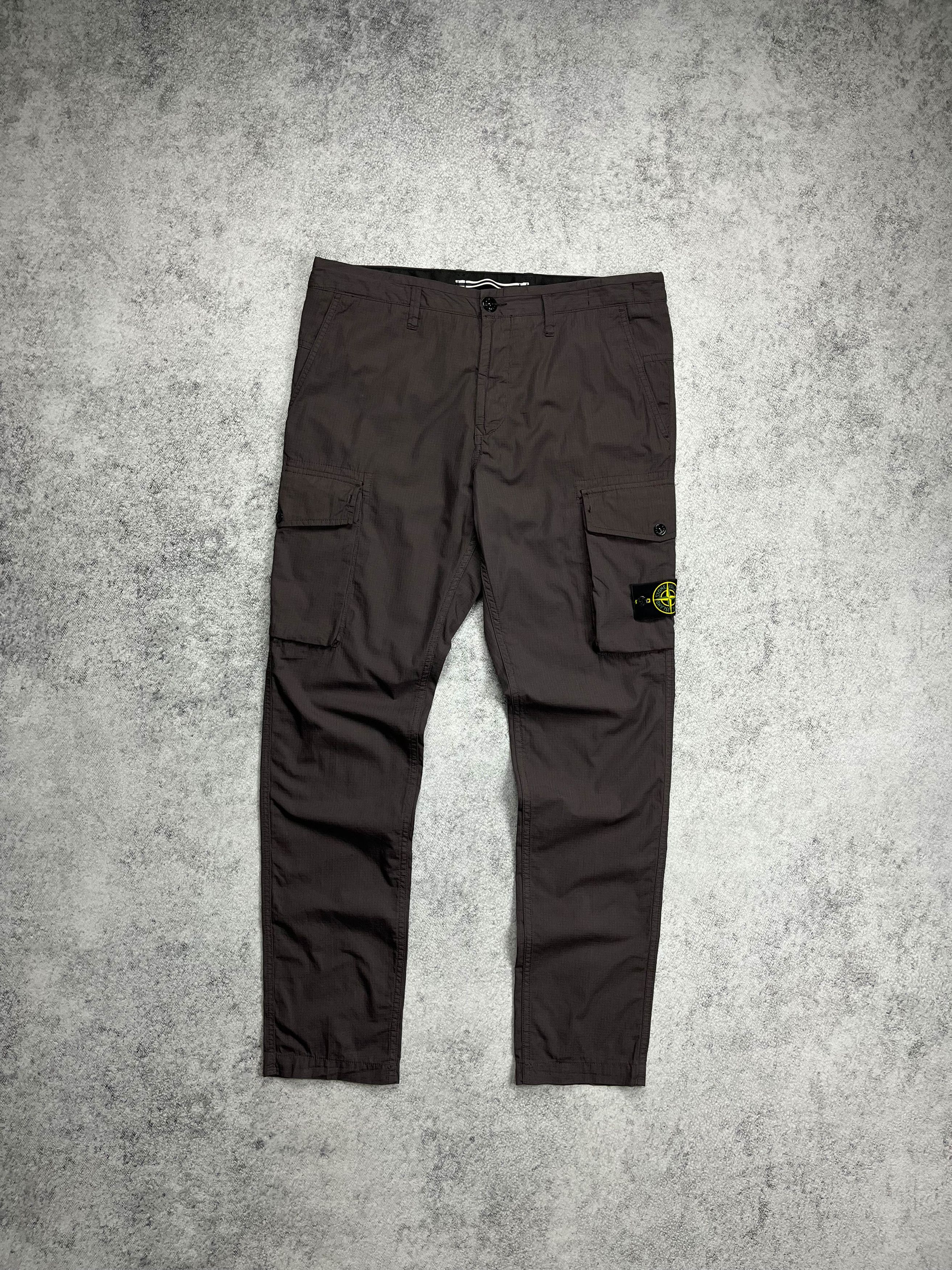 image of Stone Island Type Sl Cargo Pants in Grey, Men's (Size 34)