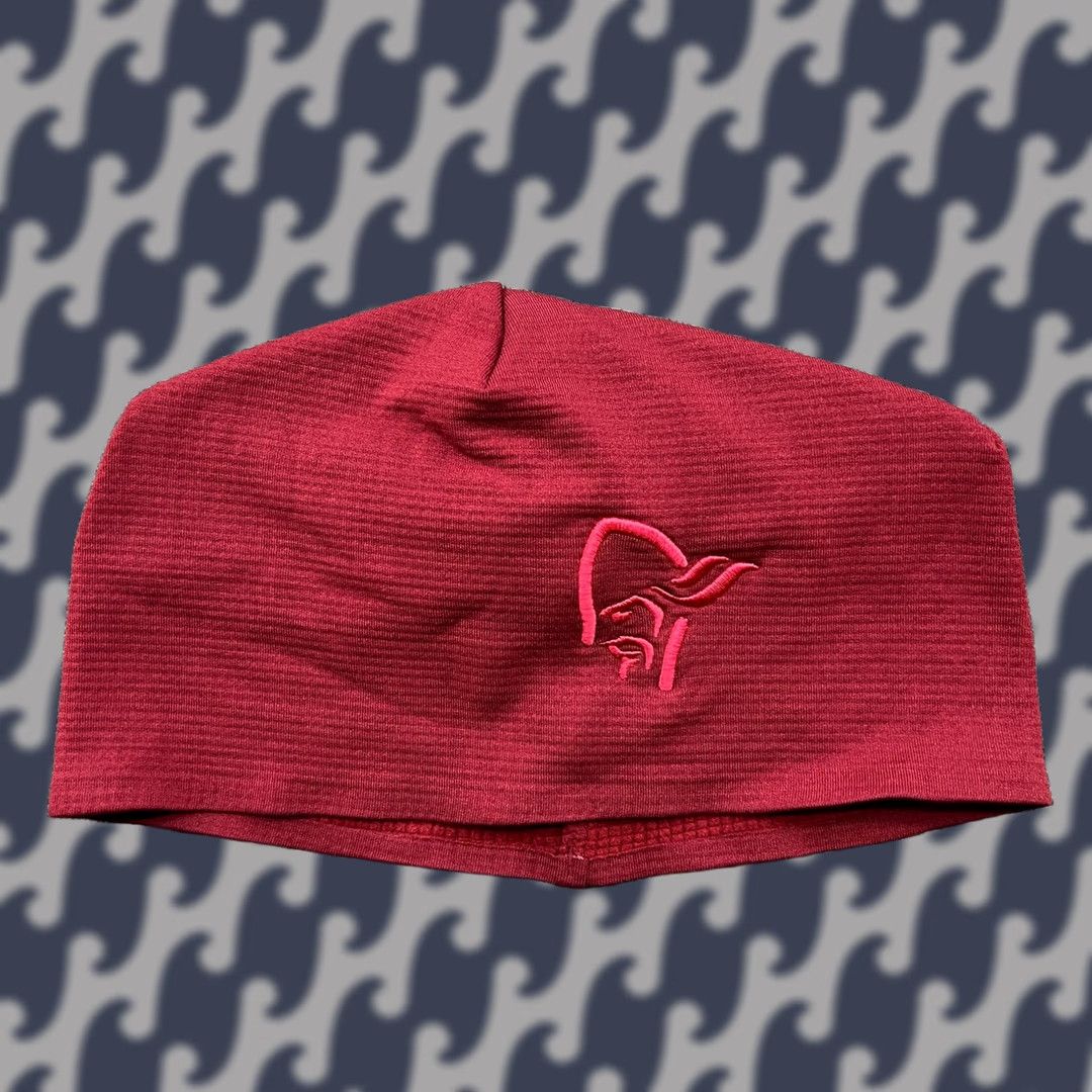 Vintage VINTAGE Norrona Beanie Hat S Red Lightweight Outdoor Powerstretch Pro Cap Unisex Adults Mens/Womens Size ONE SIZE - 1 Thumbnail