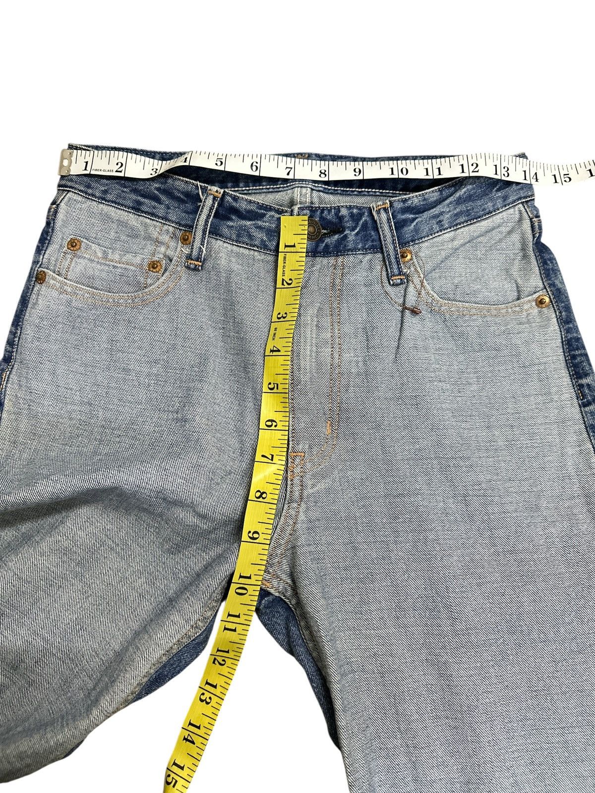 Kapital Denim Rna Two Tone Style . Size US 28 / EU 44 - 3 Thumbnail