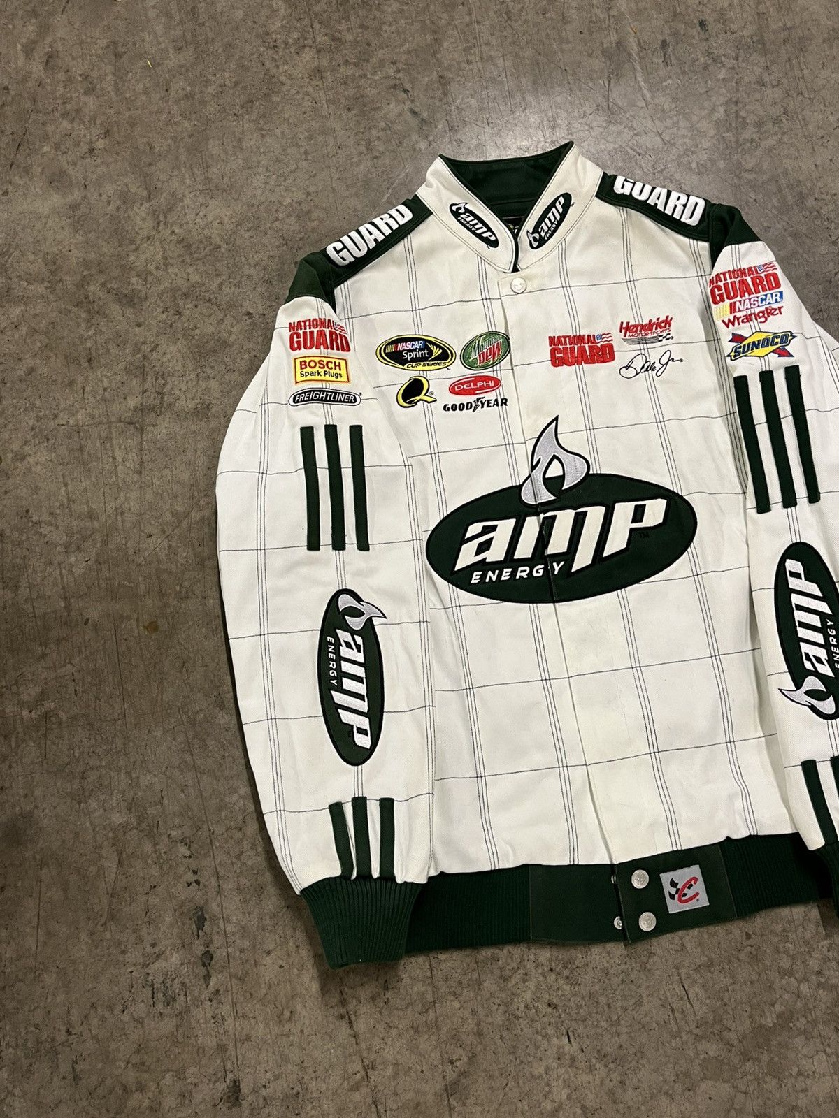 NASCAR × Vintage NASCAR vintage racing jacket amp energy rare streetwear Size US L / EU 52-54 / 3 - 3 Thumbnail